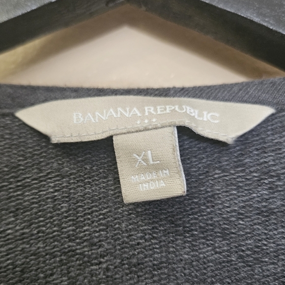 Banana Republic Outlet Moto Style Jersey Cotton Blend Jacket Women's Size XL - Picture 3 of 4